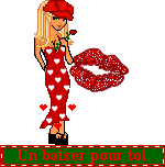 Gif animé un baiser pour toi